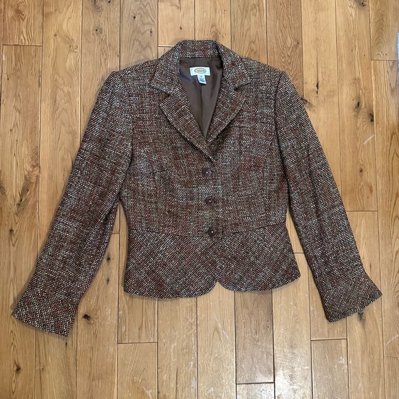 Autumn Tweed Talbots Skirt Suit - Picture 2 of 7